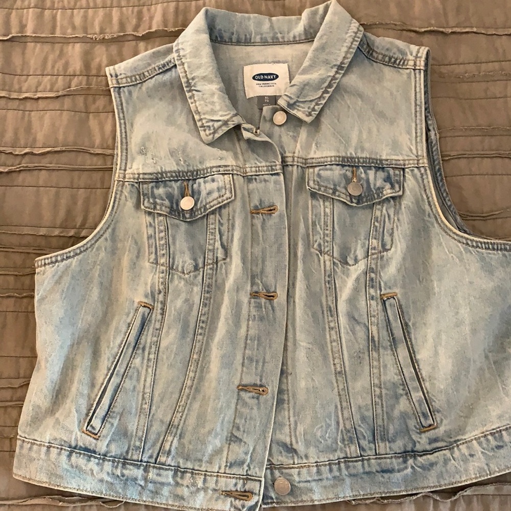 Denim vest